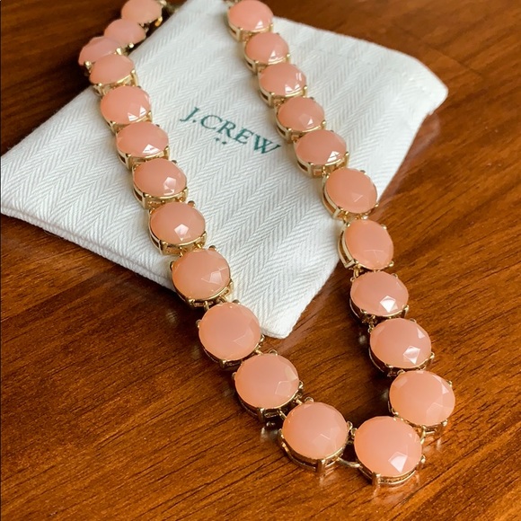 J. Crew Statement Necklace Sunwashed Pink - Picture 2 of 4